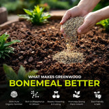 100% Pure Bone Meal Organic Fertilizer – Rich in Phosphorus & Calcium for Healthy Plant Growth, Flowering & Fruiting in Home Gardening