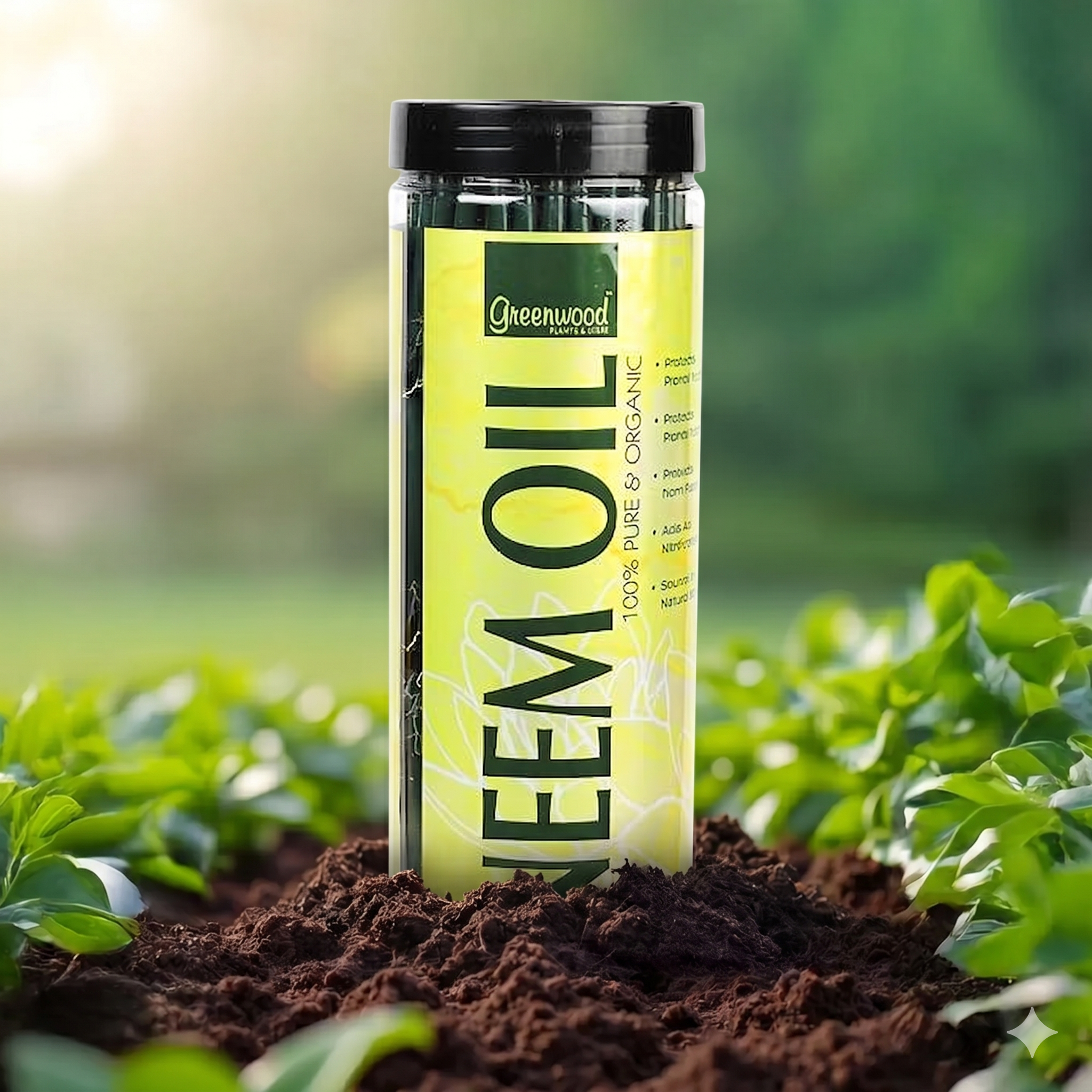Greenwood Neem Oil 100ml | 100% Pure & Organic | Plant Protection