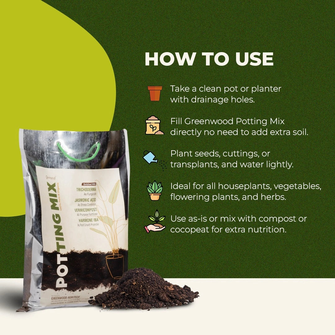 Potting Mix Fertilizer 100% Pure & Organic | Required for Healthy Plant Growth