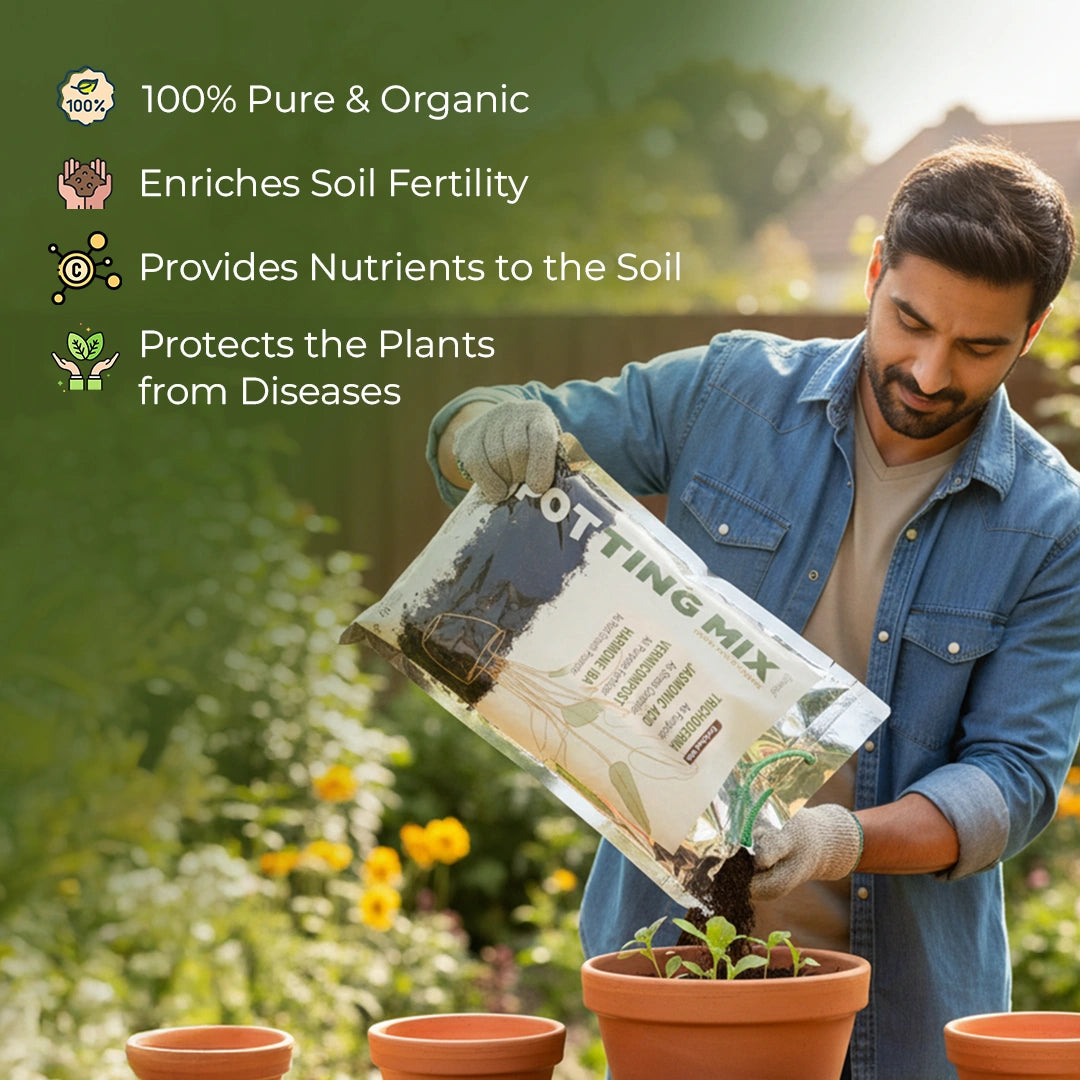 Potting Mix Fertilizer 100% Pure & Organic | Required for Healthy Plant Growth